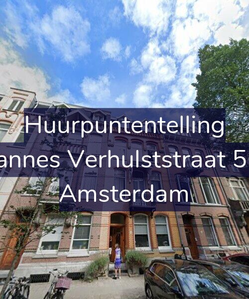 Foto gevel Huurpuntentelling voor Johannes Verhulststraat 50-A, Amsterdam