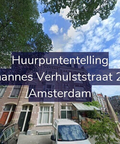 Foto gevel Huurpuntentelling voor Johannes Verhulststraat 2-B, Amsterdam
