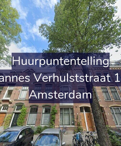 Foto gevel Huurpuntentelling voor Johannes Verhulststraat 10-2, Amsterdam