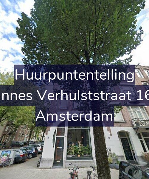 Foto gevel Huurpuntentelling voor Johannes Verhulststraat 166-2, Amsterdam