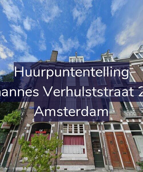 Foto gevel Huurpuntentelling voor Johannes Verhulststraat 2-A, Amsterdam