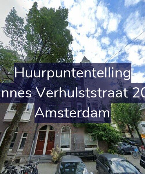 Foto gevel Huurpuntentelling voor Johannes Verhulststraat 205-3, Amsterdam