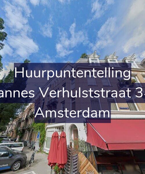 Foto gevel Huurpuntentelling voor Johannes Verhulststraat 34-D, Amsterdam