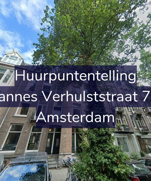 Foto gevel Huurpuntentelling voor Johannes Verhulststraat 72-2, Amsterdam