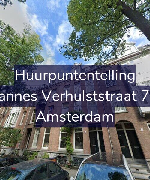 Foto gevel Huurpuntentelling voor Johannes Verhulststraat 78-2, Amsterdam