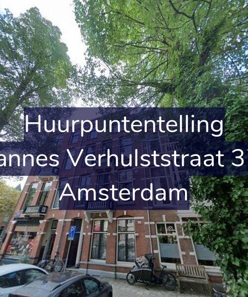 Foto gevel Huurpuntentelling voor Johannes Verhulststraat 37-H, Amsterdam