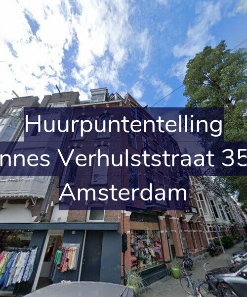 Foto gevel Huurpuntentelling voor Johannes Verhulststraat 35-HA, Amsterdam