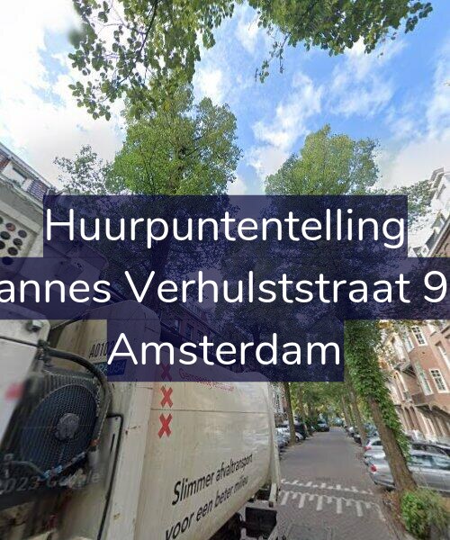 Foto gevel Huurpuntentelling voor Johannes Verhulststraat 93-2, Amsterdam