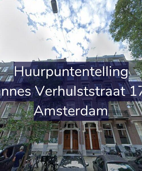 Foto gevel Huurpuntentelling voor Johannes Verhulststraat 179-2, Amsterdam