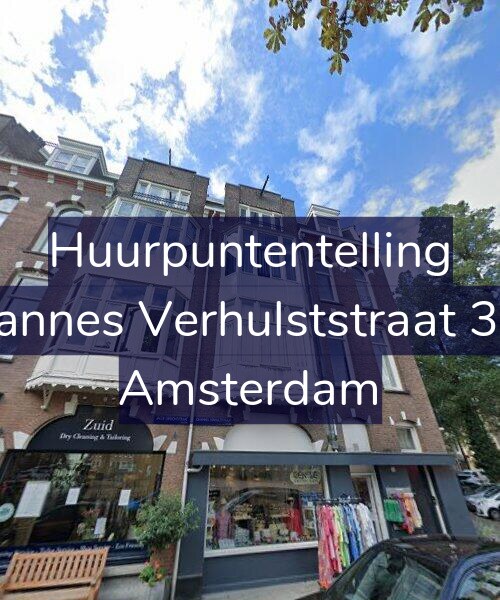 Foto gevel Huurpuntentelling voor Johannes Verhulststraat 33-2, Amsterdam