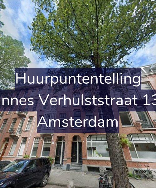 Foto gevel Huurpuntentelling voor Johannes Verhulststraat 134-2, Amsterdam