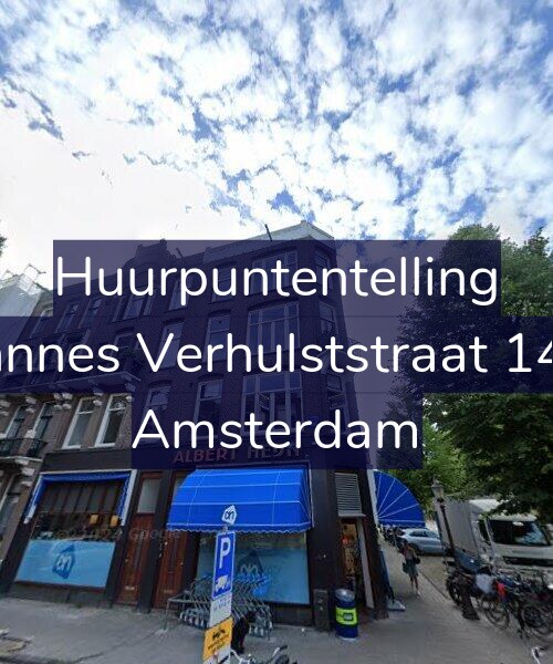 Foto gevel Huurpuntentelling voor Johannes Verhulststraat 149-1, Amsterdam