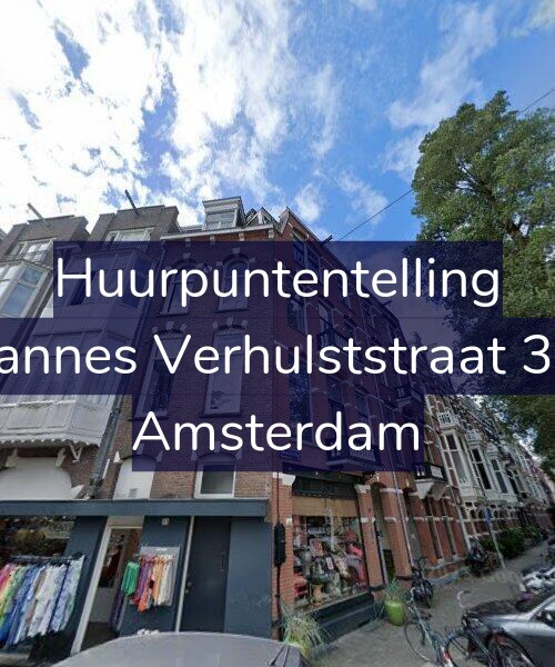 Foto gevel Huurpuntentelling voor Johannes Verhulststraat 35-2, Amsterdam
