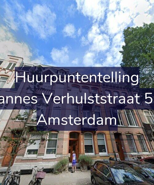 Foto gevel Huurpuntentelling voor Johannes Verhulststraat 50-B, Amsterdam