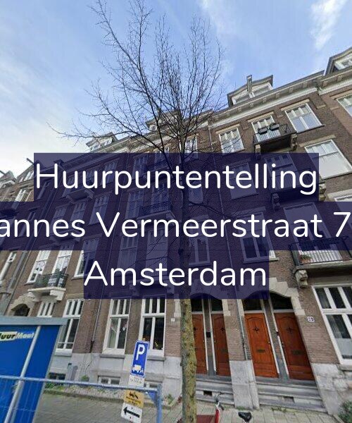 Foto gevel Huurpuntentelling voor Johannes Vermeerstraat 77-1, Amsterdam