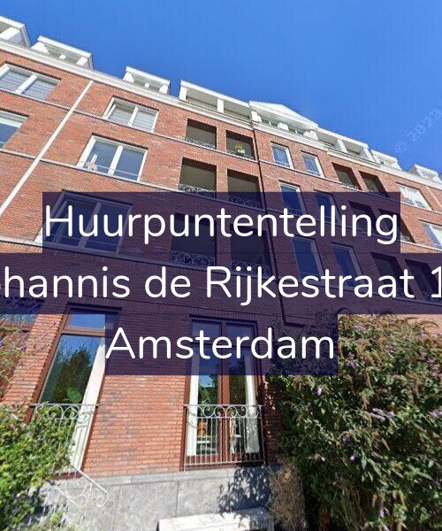 Foto gevel Huurpuntentelling voor Johannis de Rijkestraat 11, Amsterdam