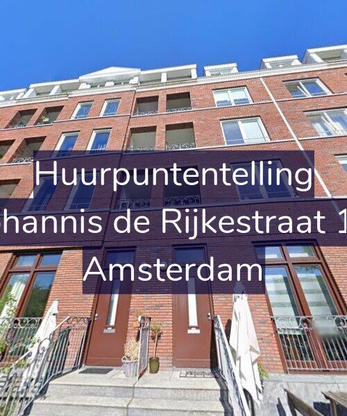 Foto gevel Huurpuntentelling voor Johannis de Rijkestraat 13, Amsterdam