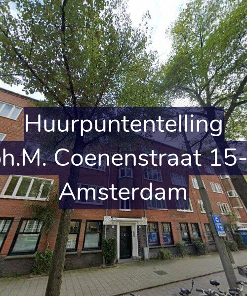 Foto gevel Huurpuntentelling voor Joh.M. Coenenstraat 15-H, Amsterdam