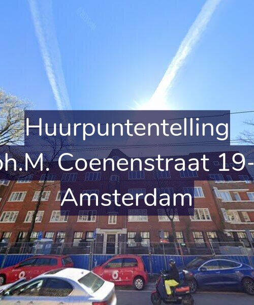 Foto gevel Huurpuntentelling voor Joh.M. Coenenstraat 19-3, Amsterdam