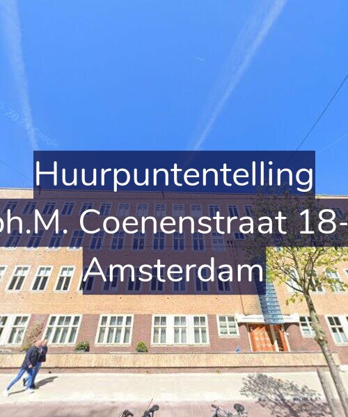 Foto gevel Huurpuntentelling voor Joh.M. Coenenstraat 18-3, Amsterdam