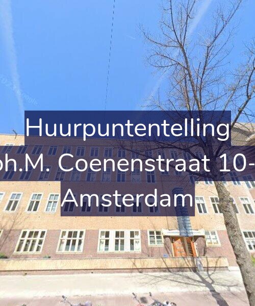 Foto gevel Huurpuntentelling voor Joh.M. Coenenstraat 10-1, Amsterdam