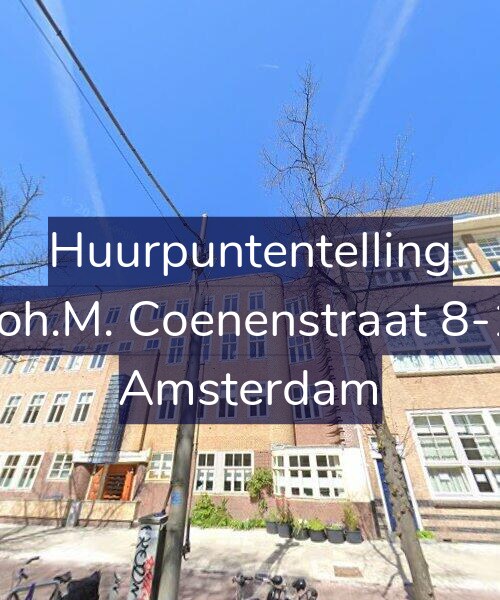 Foto gevel Huurpuntentelling voor Joh.M. Coenenstraat 8-1, Amsterdam