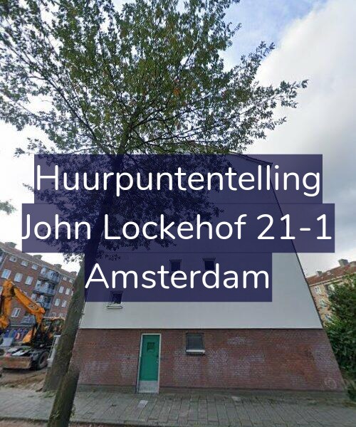 Foto gevel Huurpuntentelling voor John Lockehof 21-1, Amsterdam