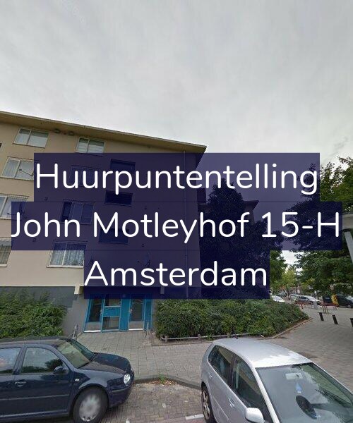 Foto gevel Huurpuntentelling voor John Motleyhof 15-H, Amsterdam
