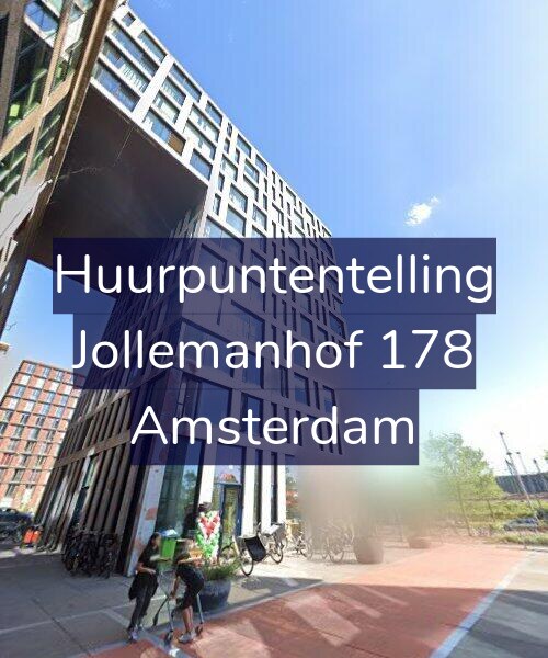 Foto gevel Huurpuntentelling voor Jollemanhof 178, Amsterdam