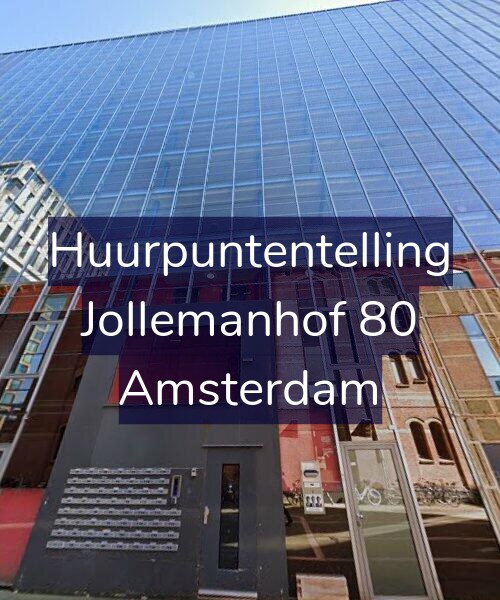 Foto gevel Huurpuntentelling voor Jollemanhof 80, Amsterdam