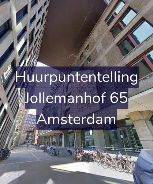 Foto gevel Huurpuntentelling voor Jollemanhof 65, Amsterdam