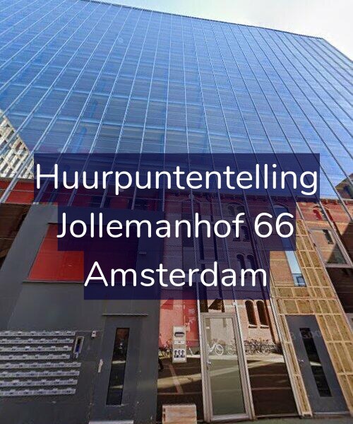 Foto gevel Huurpuntentelling voor Jollemanhof 66, Amsterdam