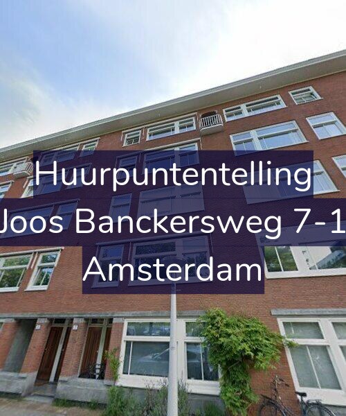 Foto gevel Huurpuntentelling voor Joos Banckersweg 7-1, Amsterdam
