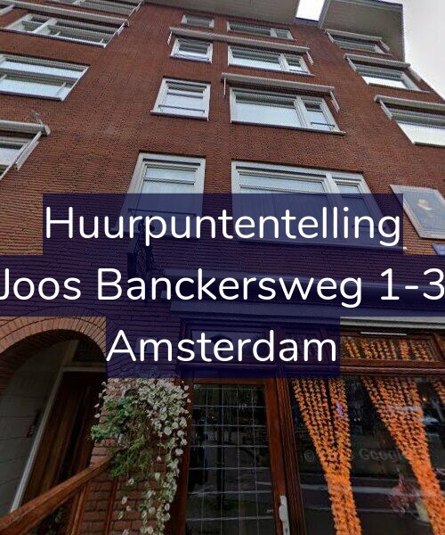 Foto gevel Huurpuntentelling voor Joos Banckersweg 1-3, Amsterdam
