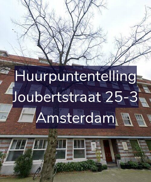 Foto gevel Huurpuntentelling voor Joubertstraat 25-3, Amsterdam