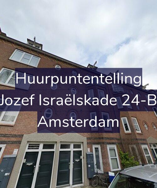 Foto gevel Huurpuntentelling voor Jozef Israëlskade 24-B, Amsterdam