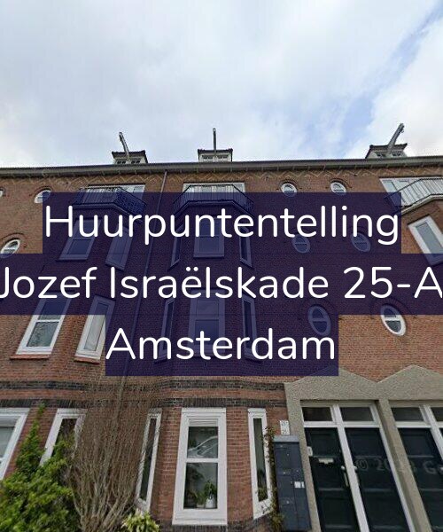 Foto gevel Huurpuntentelling voor Jozef Israëlskade 25-A, Amsterdam