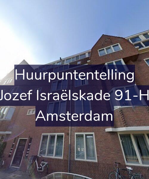 Foto gevel Huurpuntentelling voor Jozef Israëlskade 91-H, Amsterdam