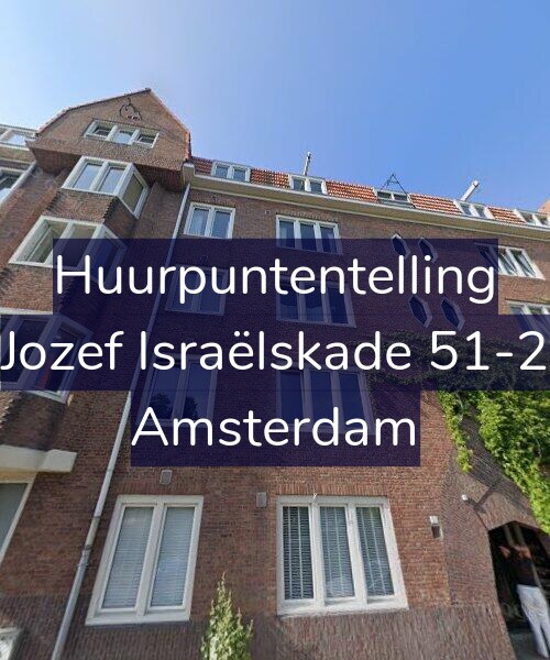 Foto gevel Huurpuntentelling voor Jozef Israëlskade 51-2, Amsterdam