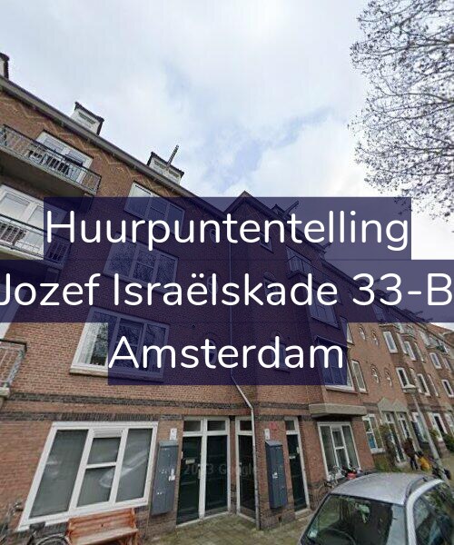 Foto gevel Huurpuntentelling voor Jozef Israëlskade 33-B, Amsterdam