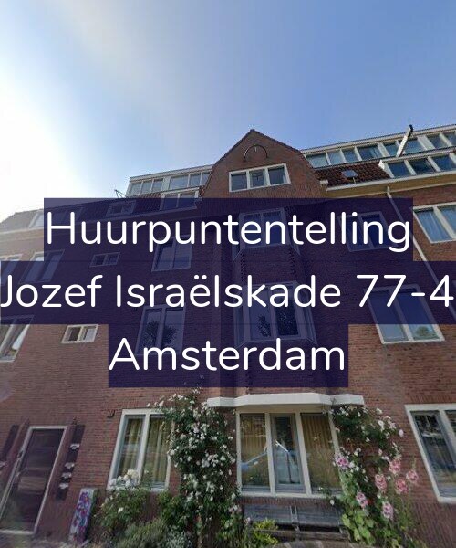 Foto gevel Huurpuntentelling voor Jozef Israëlskade 77-4, Amsterdam