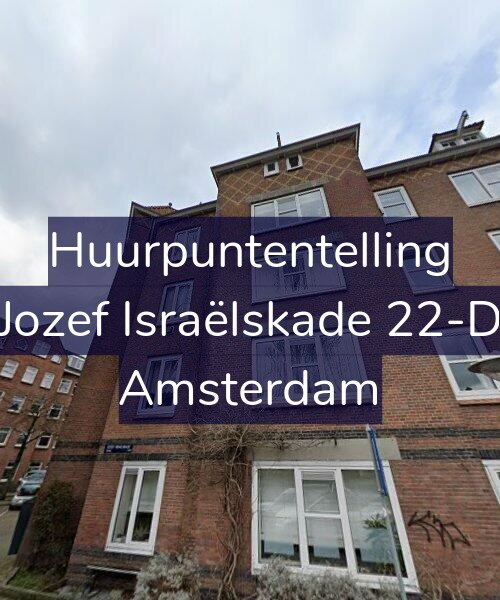 Foto gevel Huurpuntentelling voor Jozef Israëlskade 22-D, Amsterdam
