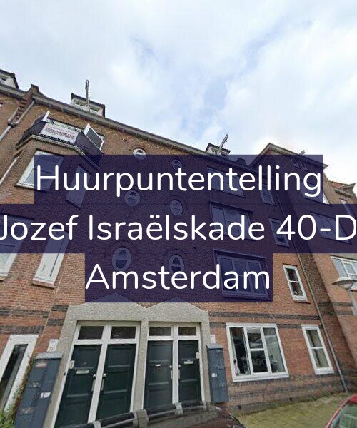 Foto gevel Huurpuntentelling voor Jozef Israëlskade 40-D, Amsterdam