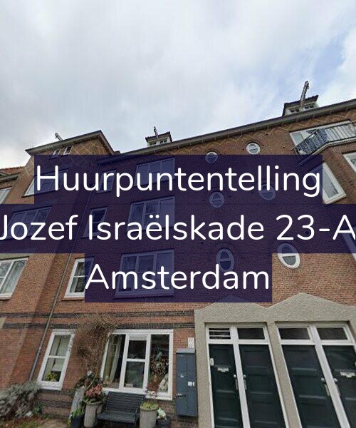 Foto gevel Huurpuntentelling voor Jozef Israëlskade 23-A, Amsterdam
