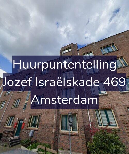 Foto gevel Huurpuntentelling voor Jozef Israëlskade 469, Amsterdam