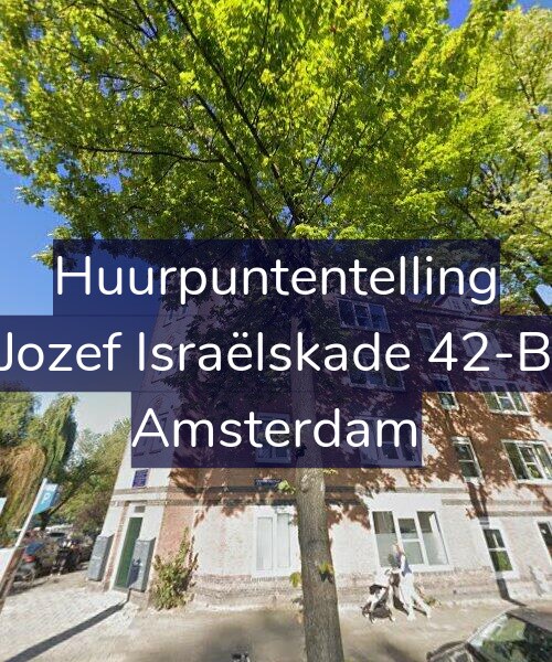 Foto gevel Huurpuntentelling voor Jozef Israëlskade 42-B, Amsterdam