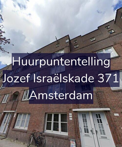 Foto gevel Huurpuntentelling voor Jozef Israëlskade 371, Amsterdam
