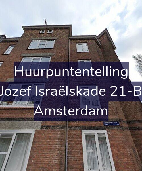 Foto gevel Huurpuntentelling voor Jozef Israëlskade 21-B, Amsterdam
