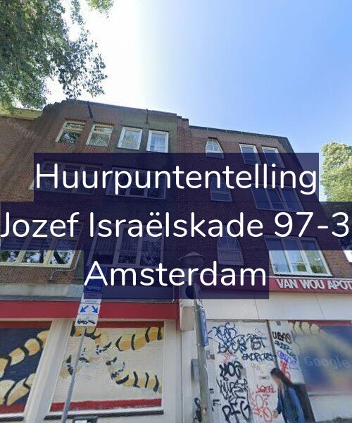 Foto gevel Huurpuntentelling voor Jozef Israëlskade 97-3, Amsterdam