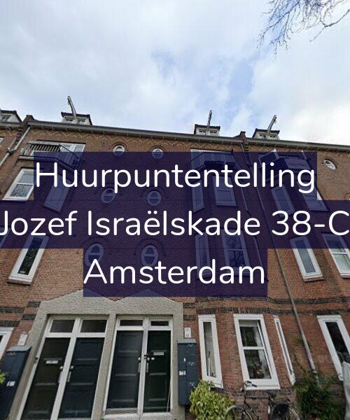 Foto gevel Huurpuntentelling voor Jozef Israëlskade 38-C, Amsterdam